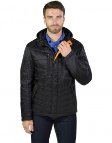 Демисезонная куртка Auto Jack 879 - черный с оранжевым